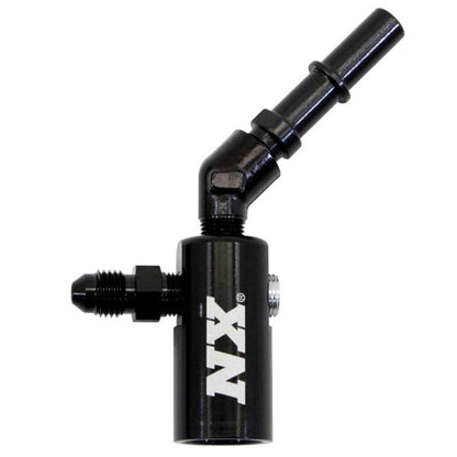 Nitrous Express 3/8-10mm Late Model Billet Fuel Line Adapter 45 Degree 16185-45 16185-45 Photo - Primary
