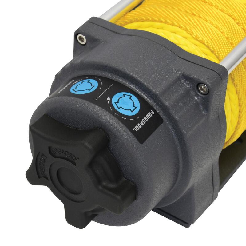 Superwinch 4500 LBS 12V DC 1/4in x 50ft Synthetic Rope Terra 4500SR Winch - Gray Wrinkle 1145270 1145270 Photo - Close Up