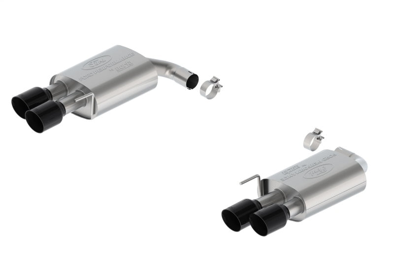 Ford Racing 2024 Mustang 2.3L Extreme Non-Active Axle-Back w/GT Valance - Black Tip M-5230-M2EBV M-5230-M2EBV Photo - Primary