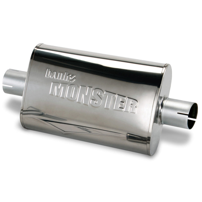 Banks Power 91-99 Jeep 4.0L Muffler - 2.5in X 2.5in S/S 52636 52636 Photo - Primary