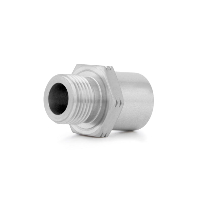 Mishimoto Stainless Steel Sandwich Plate Adapter, 3/4 inch -16UNF MMSPA-3416 Photo - out of package