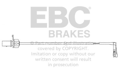 EBC 2011 Audi A6 2.0L Turbo Rear Wear Leads EFA156 EFA156 Photo - Primary