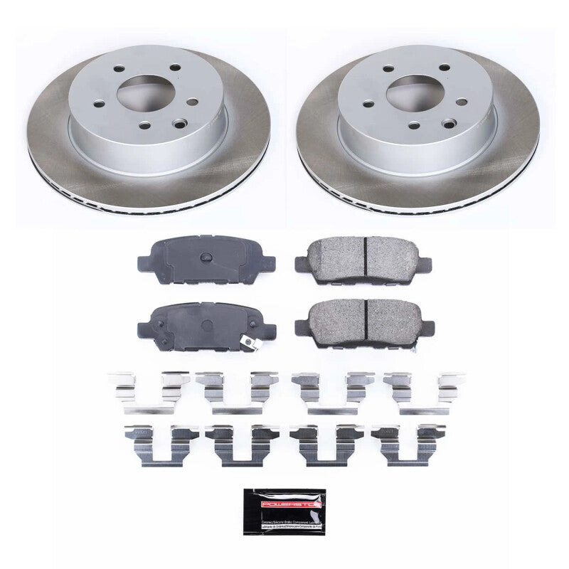 PowerStop Power Stop 03-05 Nissan 350Z Rear Semi-Coated Rotor Kit SC103 SC103 Photo - Primary