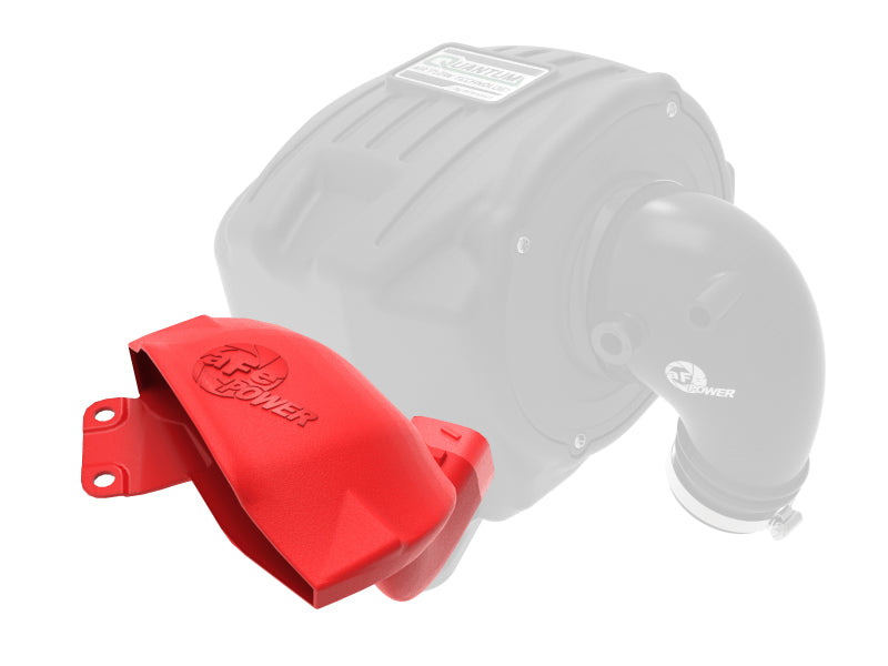 aFe Magnum FORCE Cold Air Intake System Scoop 19-20 Ford Ranger 2.3L(t) - Red 54-13056SR 54-13056SR Photo - Unmounted
