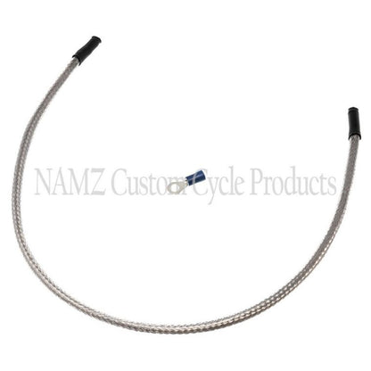 NAMZ Oil Sendin Harness Cover (SS Braided & Clear Coated - Stock Length) NOSSH-1801 NOSSH-1801 Photo - Primary