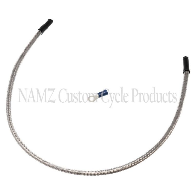 NAMZ Oil Sendin Harness Cover (SS Braided & Clear Coated - Stock Length) NOSSH-1801 NOSSH-1801 Photo - Primary