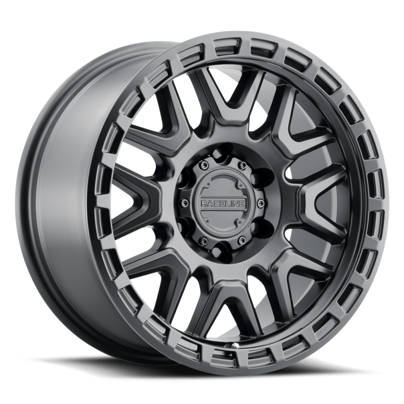 Raceline 953B Krank 17x8.5in / 6x135 BP / 18mm Offset / 87.1mm Bore - Satin Black Wheel 953B-78565+18 953B-78565+18 Photo - Primary
