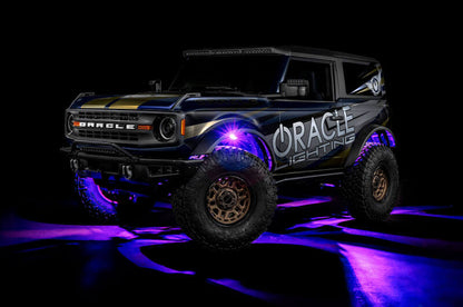 ORACLE Lighting Oracle Underbody RGB+W Wheel Well Rock Light Kit - 8 PCS - ColorSHIFT 5895-339-8 5895-339-8 Photo - lifestyle view