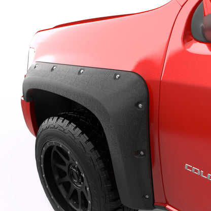 EGR 15-22 Chevrolet Colorado Bolt-On Style Fender Flares - Set - Black BLF1013 BLF1013 Photo - Close Up