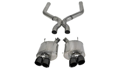 Corsa Performance 13-13 Ford Mustang Shelby GT500 5.8L V8 Black Sport Axle-Back 14323BLK Photo - Primary