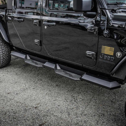 Westin 2020 Jeep Gladiator HDX Xtreme Nerf Step Bars - Textured Black 56-24165 56-24165 Photo - Mounted
