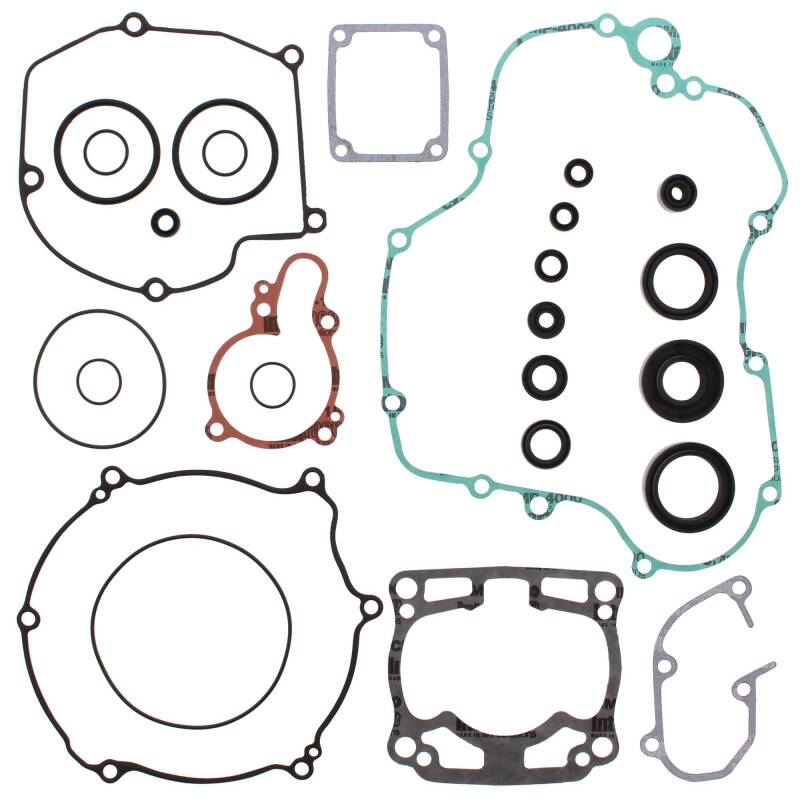 Vertex Pistons Vertex Gaskets 03-05 Kawasaki KX125 Complete Gasket Kit w/ Oil Seals 811430 811430 Photo - Primary
