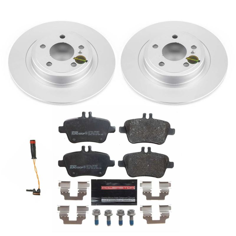 Power Stop 2017 Mercedes-Benz SLC300 Rear Euro-Stop Brake Kit ESK6895 ESK6895 Photo - Primary
