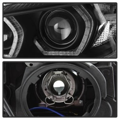 Spyder 12-14 BMW F30 3 Series 4DR Projector Headlights - LED DRL - Black (PRO-YD-BMWF3012-DRL-BK) 5084347 5084347 Photo - Unmounted