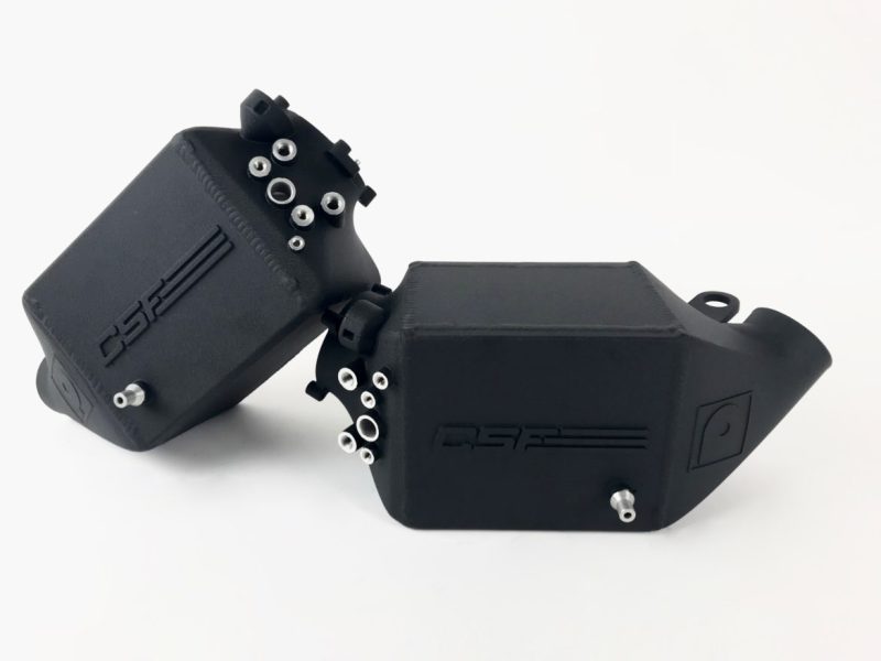 CSF 12-16 BMW M5 (F10) / 12-18 BMW M6 (F06/F12/F13) Twin Charge-Air-Cooler Set - Crinkle Black 8109 8109 Photo - Primary