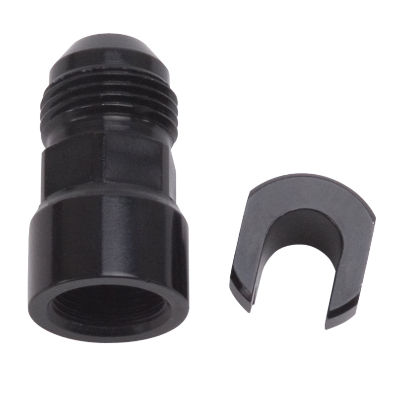 Russell Performance -8AN Male to 3/8in SAE Quick-Disconnect Female (Black Single) 644133 644133 Photo - out of package