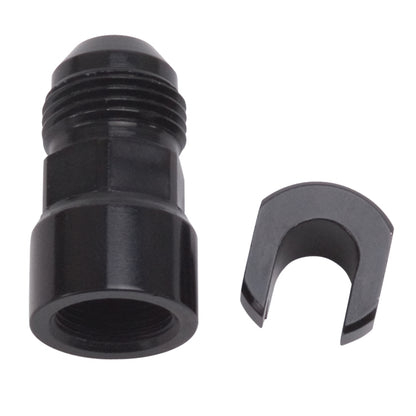 Russell Performance -8AN Male to 3/8in SAE Quick-Disconnect Female (Black Single) 644133 644133 Photo - out of package