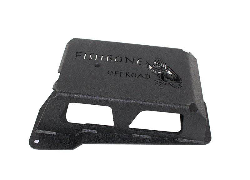 Fishbone Offroad 12-17 Jeep Wrangler JK Steel EVAP Canister Skid Plates - Black Textured Powdercoat FB23064 FB23064 Photo - out of package