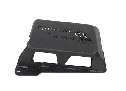 Fishbone Offroad 12-17 Jeep Wrangler JK Steel EVAP Canister Skid Plates - Black Textured Powdercoat FB23064 FB23064 Photo - out of package
