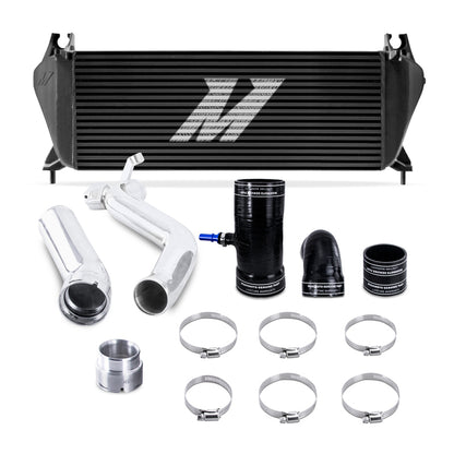 Mishimoto 19+ Ford Ranger 2.3L EcoBoost Intercooler Kit - Black + Polished Pipes MMINT-RGR-19KBKP MMINT-RGR-19KBKP Photo - Primary