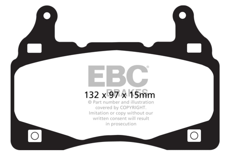 EBC Disc Brake Pad Set DP41895R Photo - Primary
