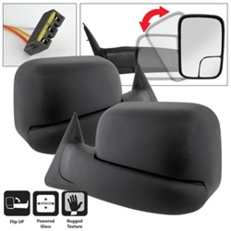 SPYDER Xtune Dodge Ram 94-97 L&R Manual Extendable Power Adjust Mirror MIR-DRAM94-PW-SET 9935633 9935633 Photo - Primary