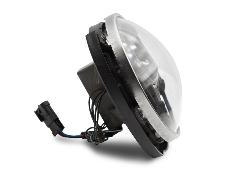Raxiom 07-18 Jeep Wrangler JK LED Halo Headlights- Black Housing (Clear Lens) J123773 J123773 Photo - Close Up