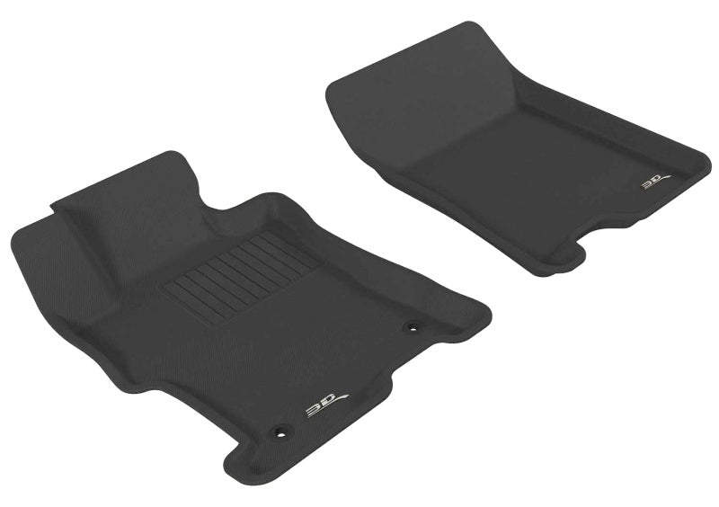 3D MAXpider 2008-2012 Honda Accord Kagu 1st Row Floormat - Black L1HD00811509 L1HD00811509 Photo - Primary