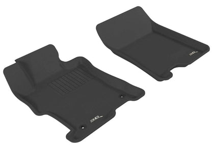 3D MAXpider 2008-2012 Honda Accord Kagu 1st Row Floormat - Black L1HD00811509 L1HD00811509 Photo - Primary