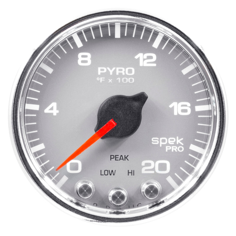Autometer Gauge, Pyro. (EGT), 2 1/16", 2000 deg. F, Stepper Motor W/Peak & Warn P31021 User 1