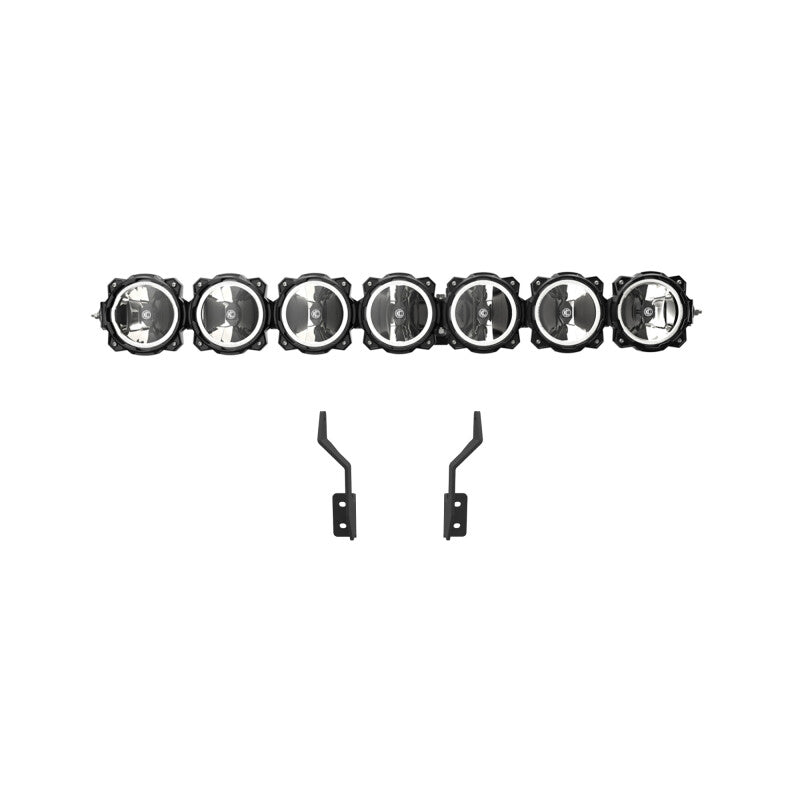 KC HiLiTES 2017+ Ford Super Duty Gravity LED Pro6 7-Light Bar Kit - Front Bumper 91346 91346 User 1