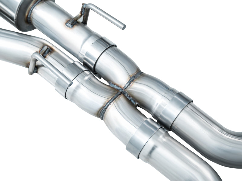 AWE Tuning 2020+ Ford Explorer ST Touring Edition Exhaust w/ Diamond Black Tips 3015-43625 3015-43625 Photo - out of package