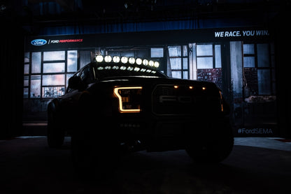 KC HiLiTES 17-18 Ford Raptor 57in. Pro6 Gravity LED 9-Light 180w Combo Beam Overhead Light Bar Sys 91333 91333 Photo - lifestyle view