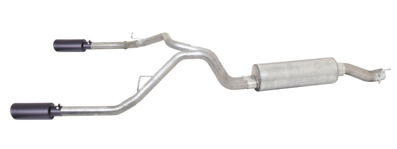 Gibson 14-17 Ram 2500 Big Horn 6.4L 2.5in Cat-Back Dual Split Exhaust - Black Elite 66568B 66568B Photo - Primary