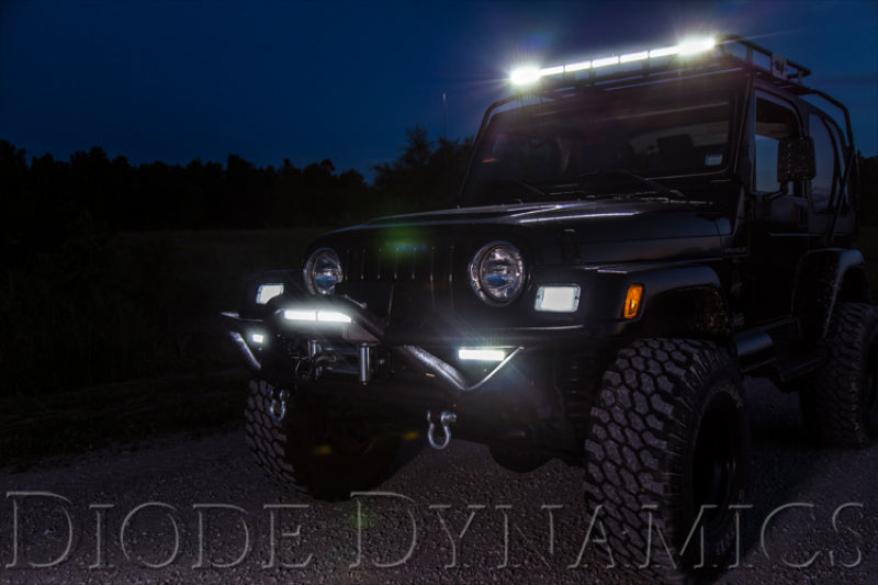 Diode Dynamics 12 In LED Light Bar Single Row Straight Clear Wide (Pair) Stage Series DD5023P DD5023P User 4