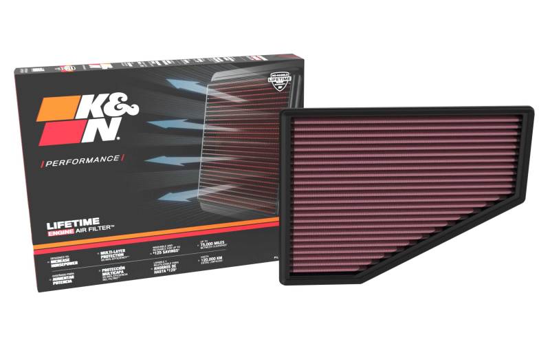 K&N Engineering K&N 2021+ Jeep Grand Cherokee V6 3.6L Replacement Air Filter 33-5123 33-5123 Photo - out of package