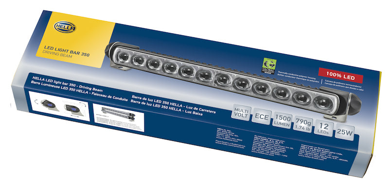 Hella Led Light Bar 350 / 14in Driving Beam - Clear 958040071 958040071 Photo - in package