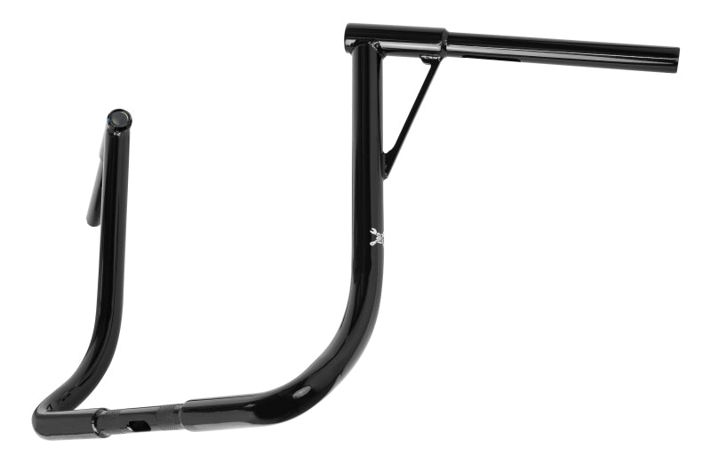 Burly Brand Louie B Bar 16in - Gloss Black B12-7005B