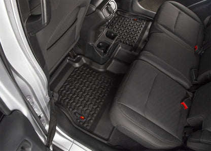 Rugged Ridge All Terrain Floor Liner,Rear,Black;18-18 Wrangler Unlimited JLU 12950.48 Photo - Mounted