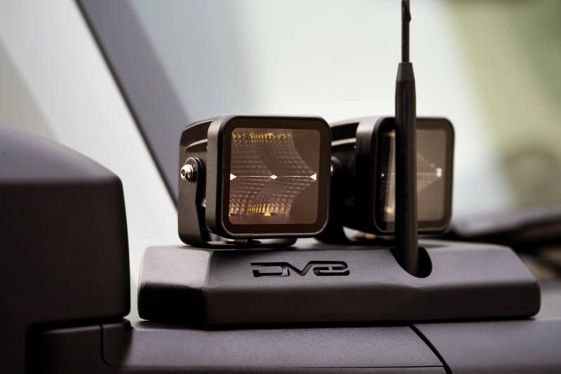 DV8 Offroad DV8 21-22 Ford Bronco A-Pillar Pod Light Mounts LBBR-02 LBBR-02 Photo - Mounted