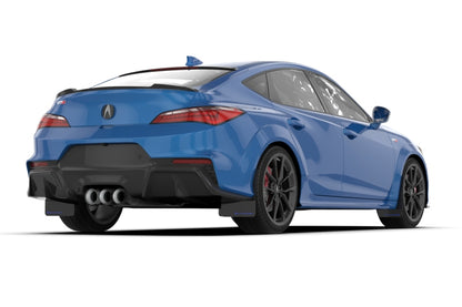 Rally Armor 23-24 Acura Integra + Integra A-Spec Black UR Mud Flap W/Red Logo (No Drilling Req.) MF109-UR-BLK-RD MF109-UR-BLK-RD User 1