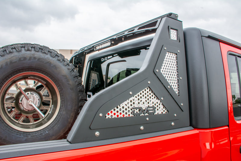 DV8 Offroad 2019+ Jeep Gladiator Bolt On Chase Rack RRGL-01 RRGL-01 Photo - Close Up