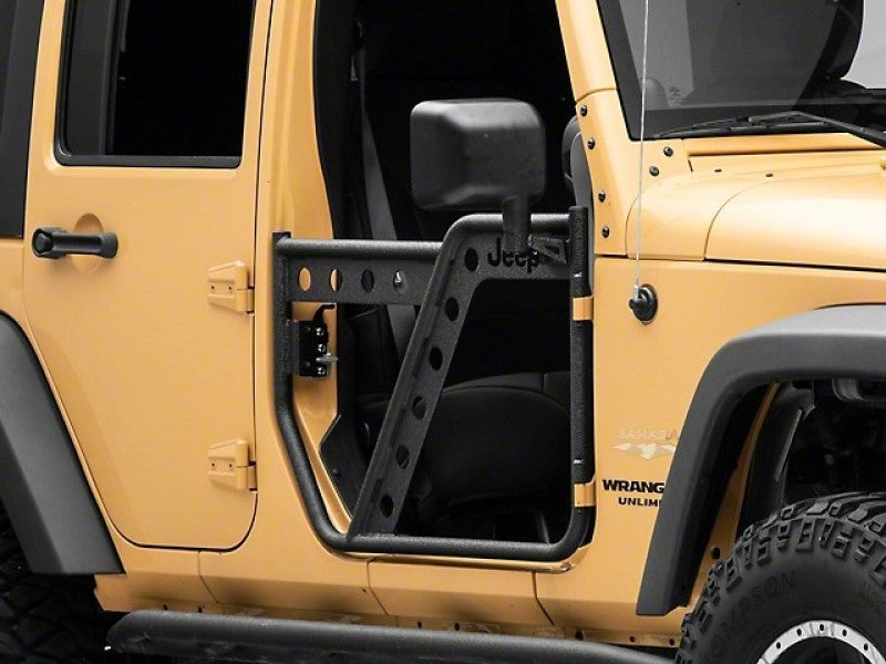 Officially Licensed Jeep 07-18 Jeep Wrangler JK HD Front Adventure Doors w/ Jeep Logo oljJ157745