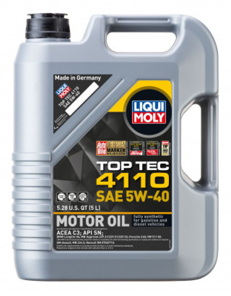 LIQUI MOLY 5L Top Tec 4110 Motor Oil 5W-40 22122