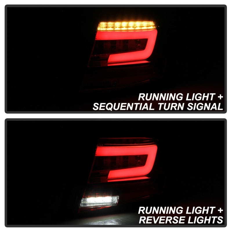 Spyder 08-11 Subaru Impreza WRX 4DR LED Tail Lights - Red Clear ALT-YD-SI084D-LED-RC 5087973 5087973 Photo - Unmounted