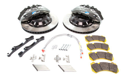 Alcon 2009+ Nissan GT-R R35 412x36mm Rotor Grey 6 Piston Caliper RC6 Front Axle Kit BKF7059ZG04 BKF7059ZG04 Photo - Primary