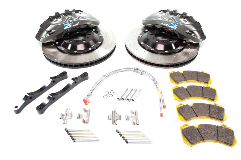 Alcon 2009+ Nissan GT-R R35 412x36mm Rotor Grey 6 Piston Caliper RC6 Front Axle Kit BKF7059ZG04 BKF7059ZG04 Photo - Primary