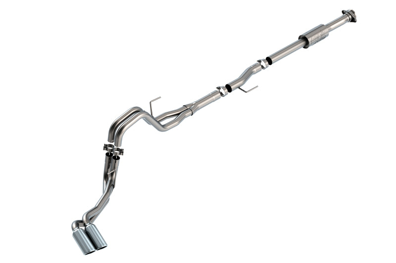 Borla F-150 2021 2.7L/3.5L 4dr CC SB EC STB Lari/King R/Plinum/LTD 3/2.25 DSE Cat-Back AK CHR Tips 140872 140872 Photo - Primary