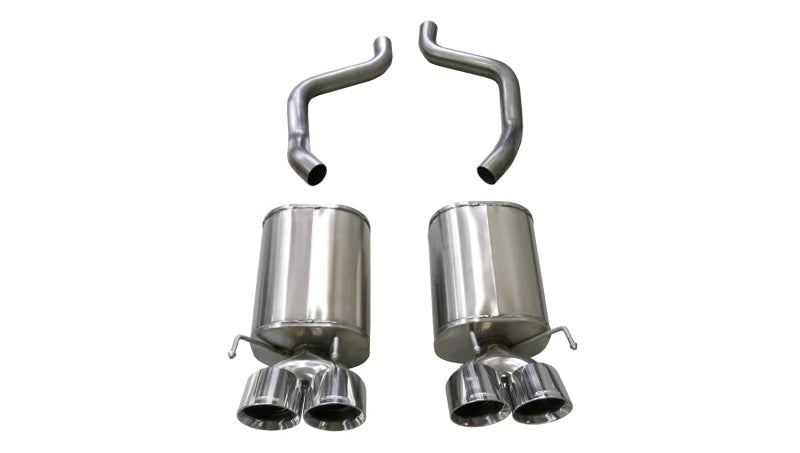 Corsa Performance 09-13 Chevrolet Corvette (C6) 6.2L Polished Xtreme Axle-Back Exhaust 21012 Photo - Primary