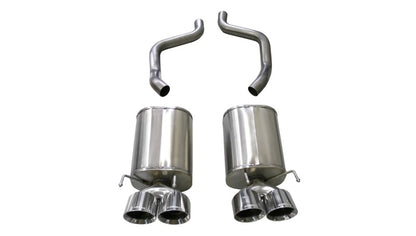 Corsa Performance 09-13 Chevrolet Corvette (C6) 6.2L Polished Xtreme Axle-Back Exhaust 21012 Photo - Primary